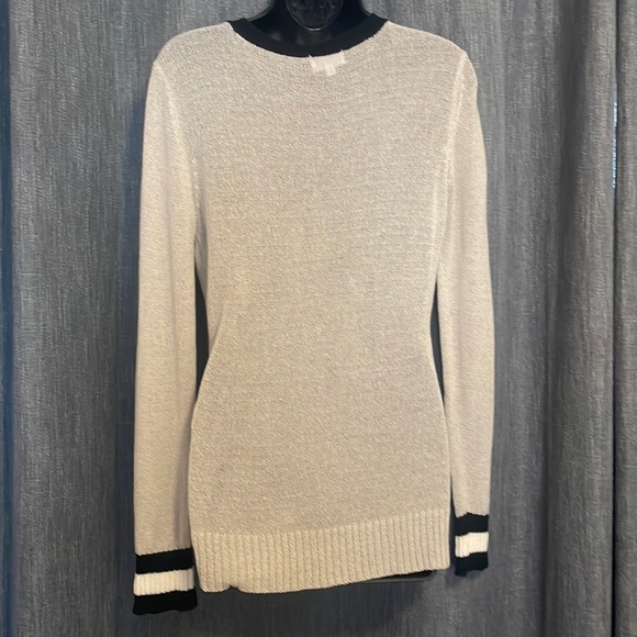Superdown Bobbie v neck sweater in light grey multi - Picture 4 of 8
